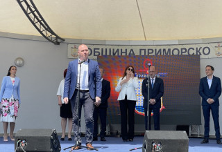 Министър Димитров даде старт на Летен сезон 2023 в Приморско и участва в церемонията по откриването на Филиал на Спешна помощ в града