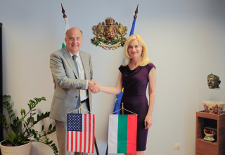  Minister Zaritza Dinkova held a working meeting with H.E. Kenneth Merten, US Ambassador to Bulgaria